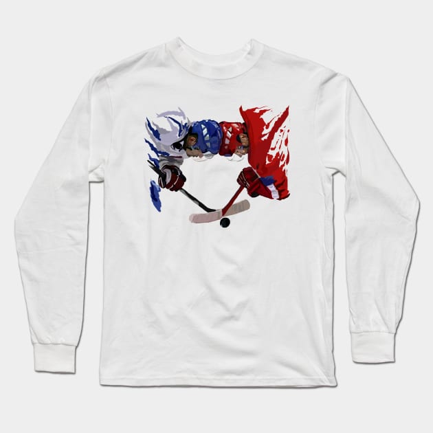 Face-off Long Sleeve T-Shirt by sibosssr